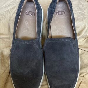 UGG Women's Dark Gray Slip-On Loafers